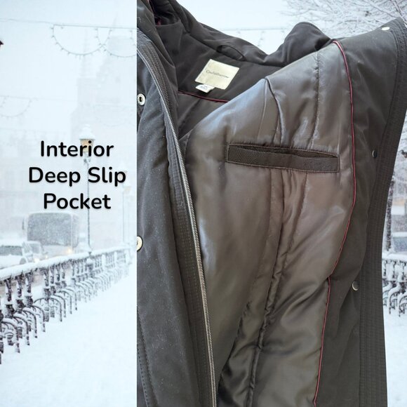 Plus Size Womens Heavy Puffer Quilt Lined Fur Hooded Parka Ski Winter Jacket - Picture 8 of 13